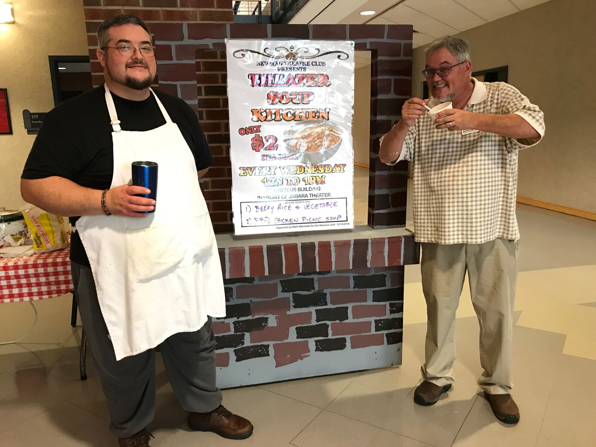 New tech director serving up soup for a cause