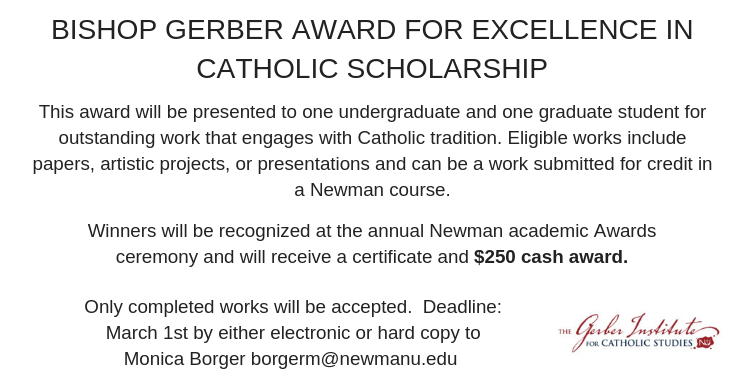 AD: Bishop Gerber Award