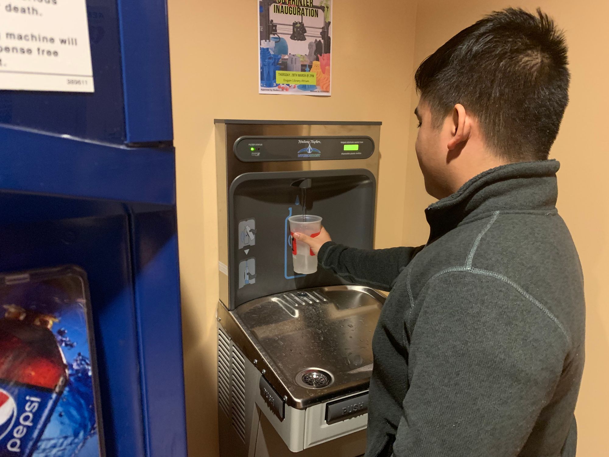 Water fountains get upgraded to fill stations