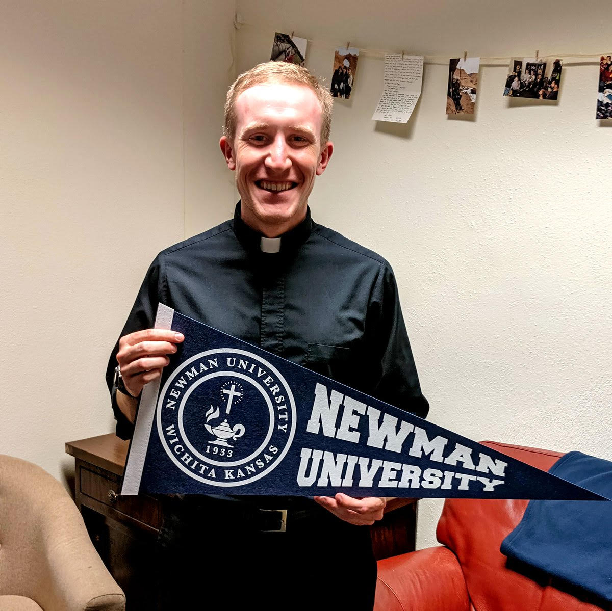 Meet Newman's new chaplain, Father Adam