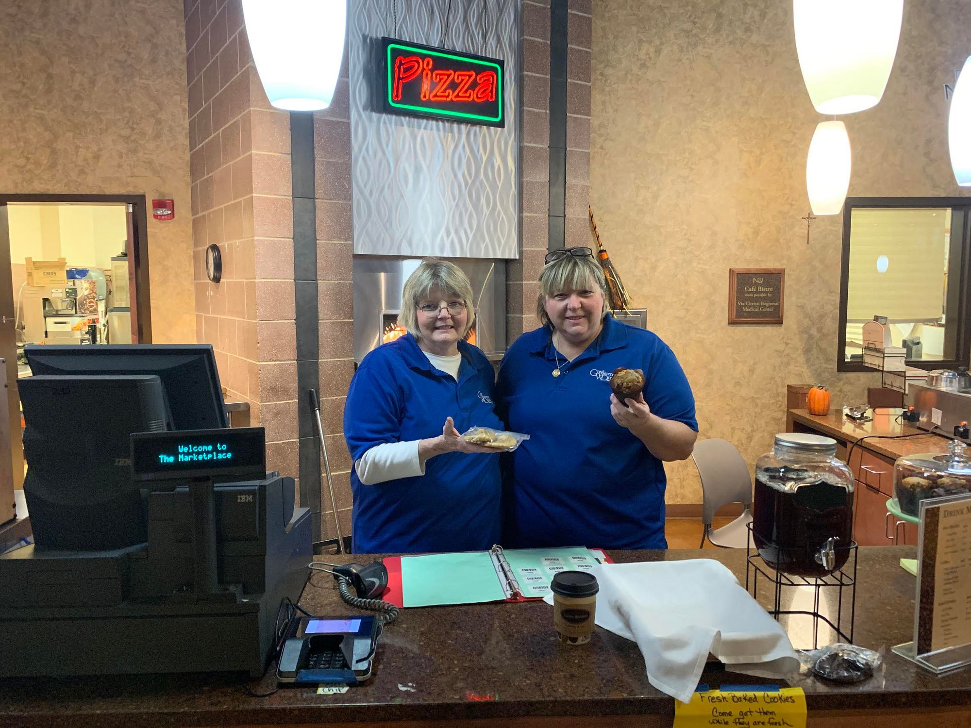 Fresh baked cookies are a hit at The Grind