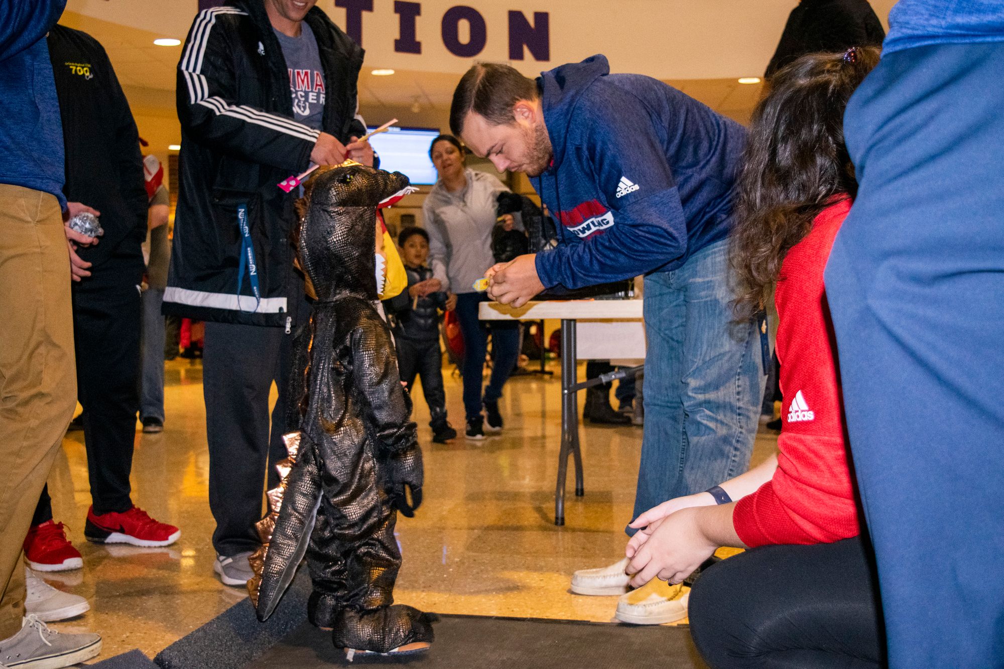 Trunk or Treat moves inside due to chilly temps