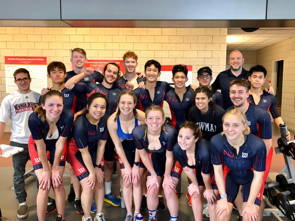 Triathletes set personal records at first meet of the semester
