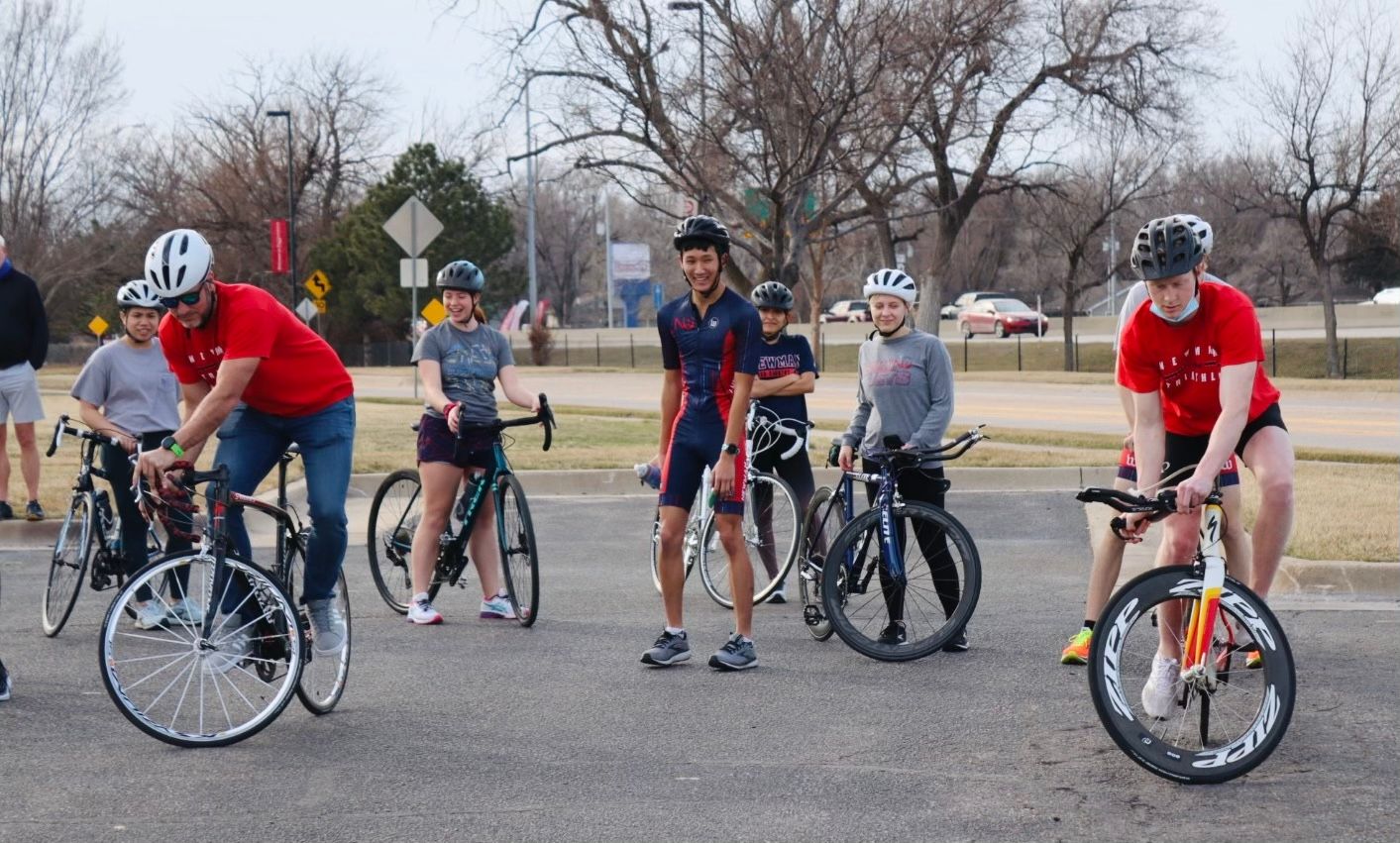 Newman’s triathlon team yet to compete since pandemic