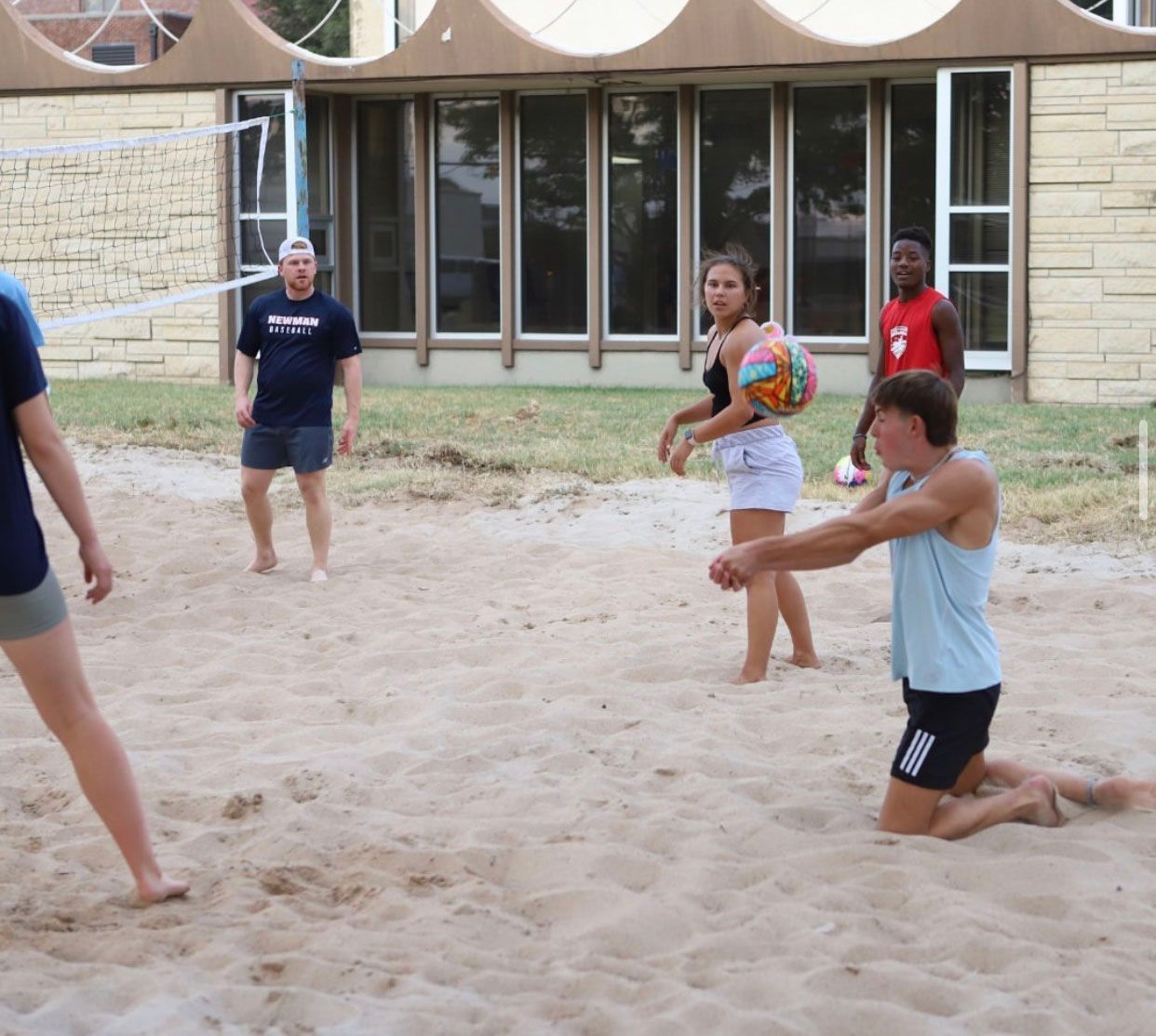 Sand Volleyball Courts Rise From The Ashes
