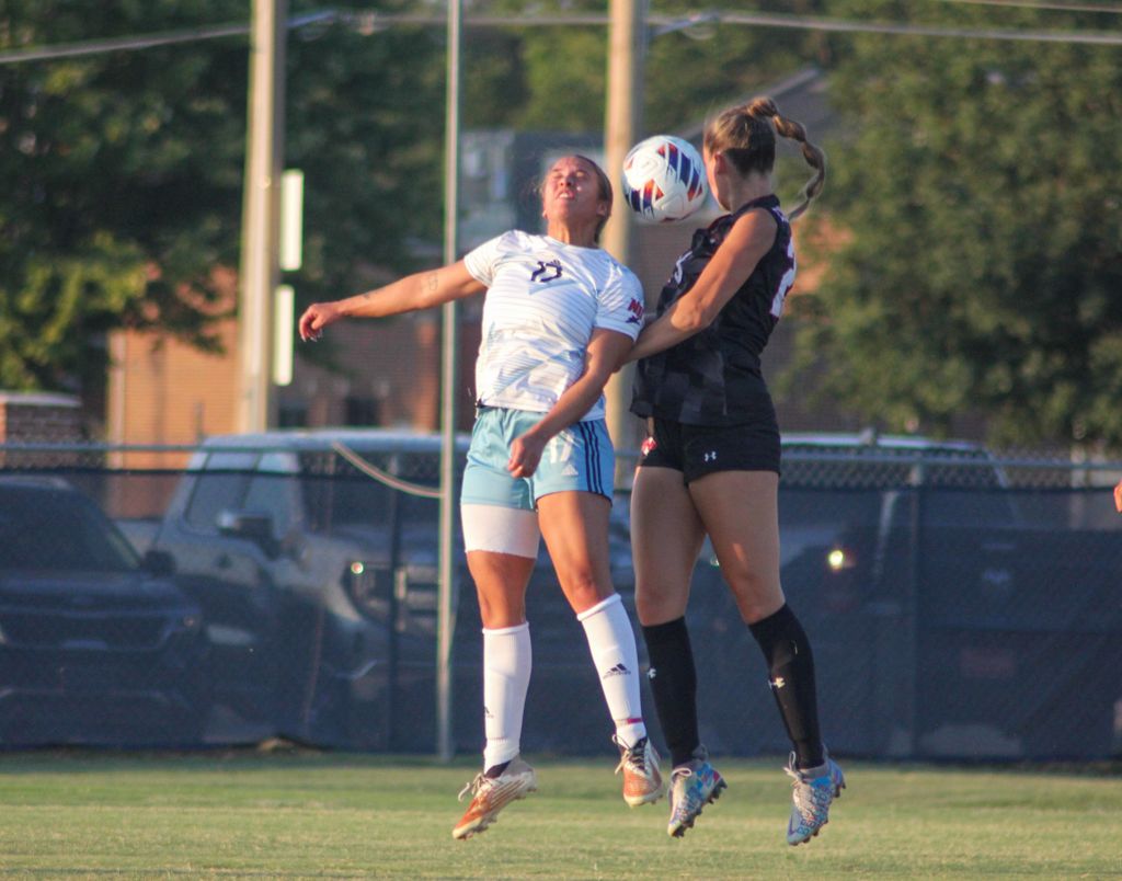 Two second-half goals put the women's soccer team on top
