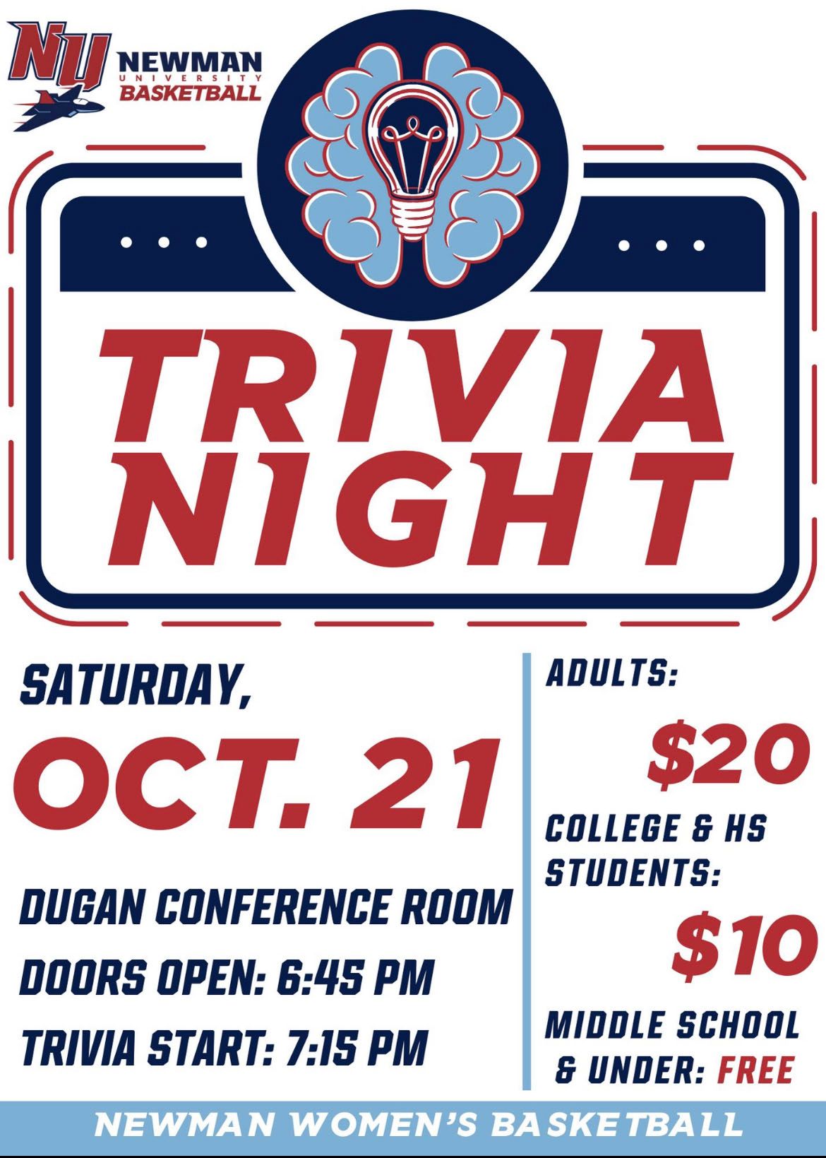 Join women’s basketball for trivia night fundraiser