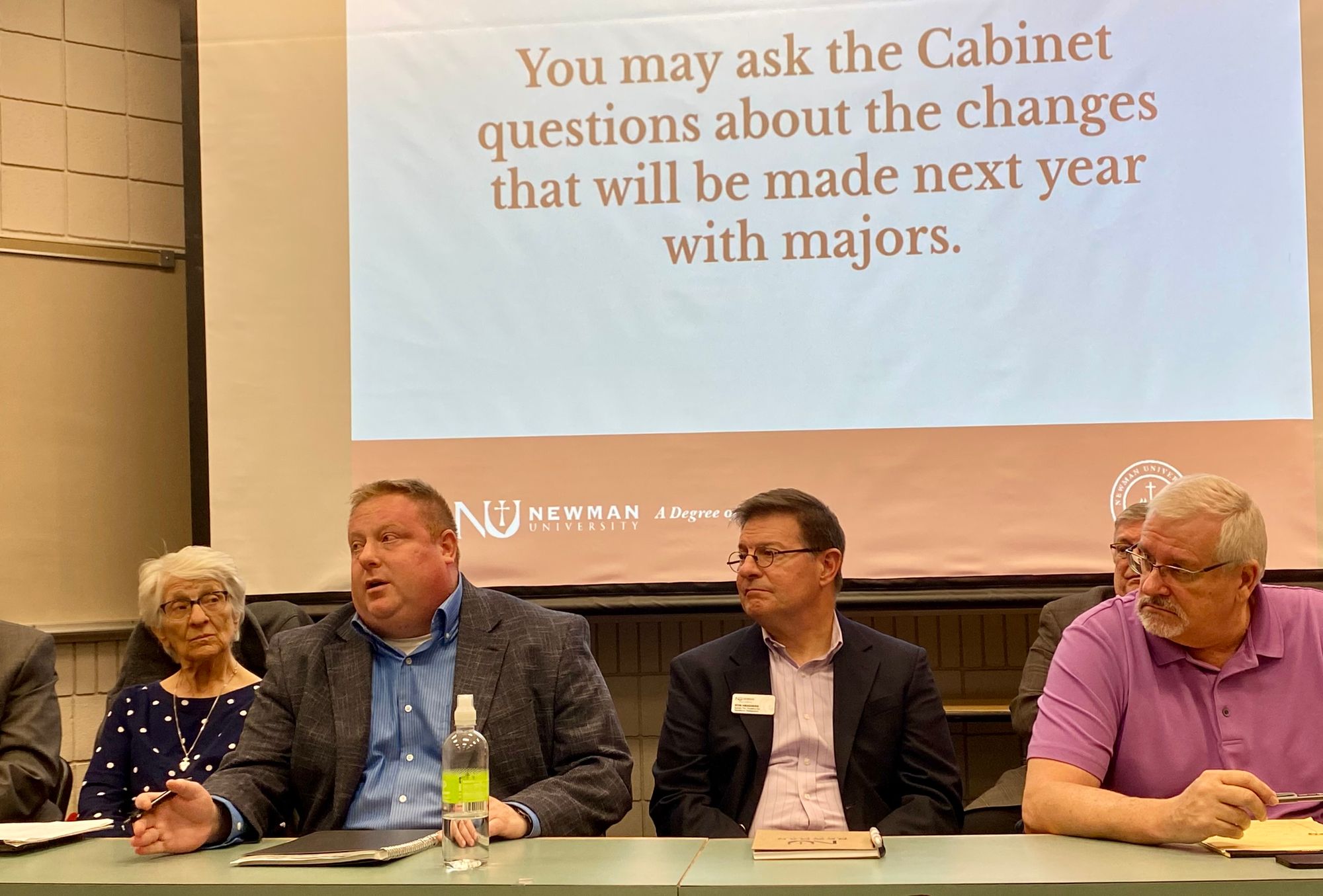 Students get questions answered at Town Hall