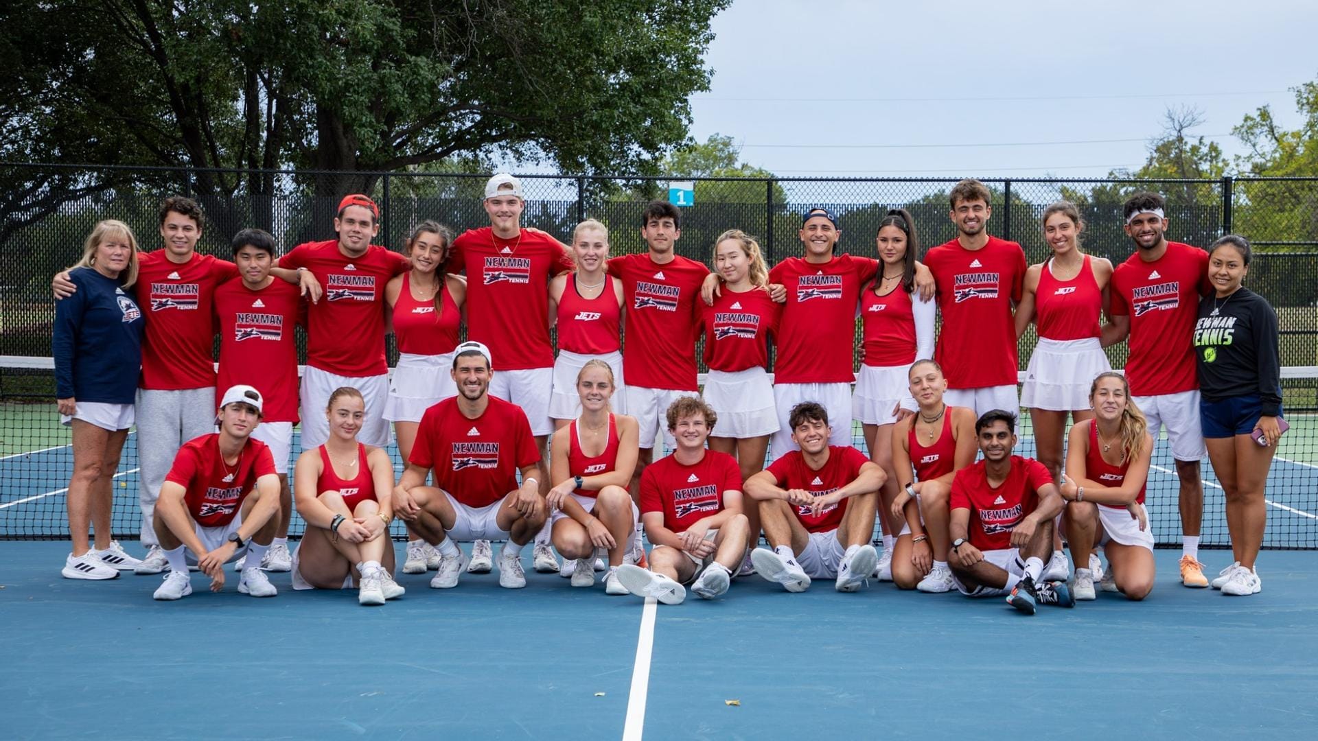 Both Newman tennis teams maintaining winning records