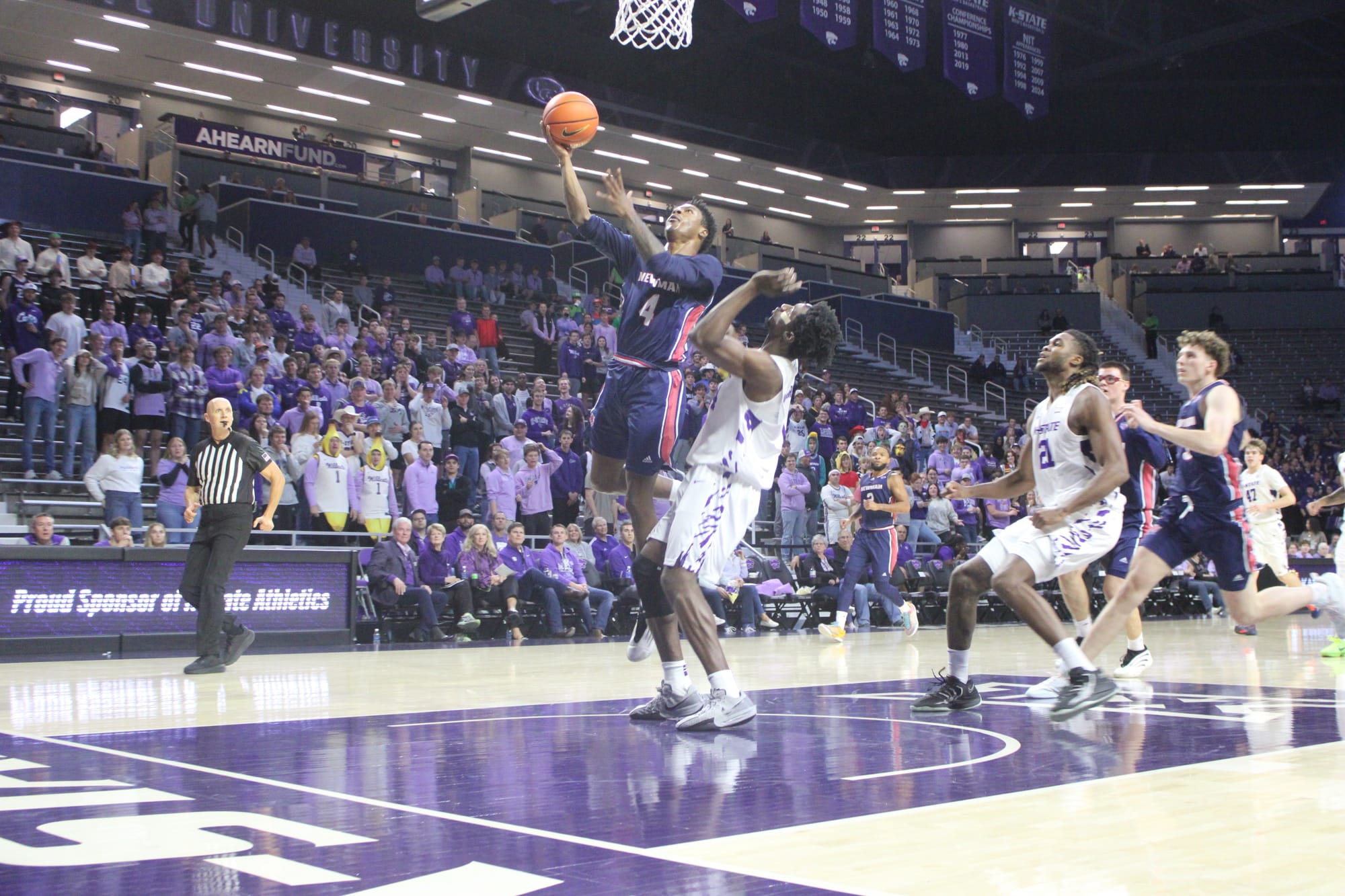 Newman rains 3 pointers on Kansas State