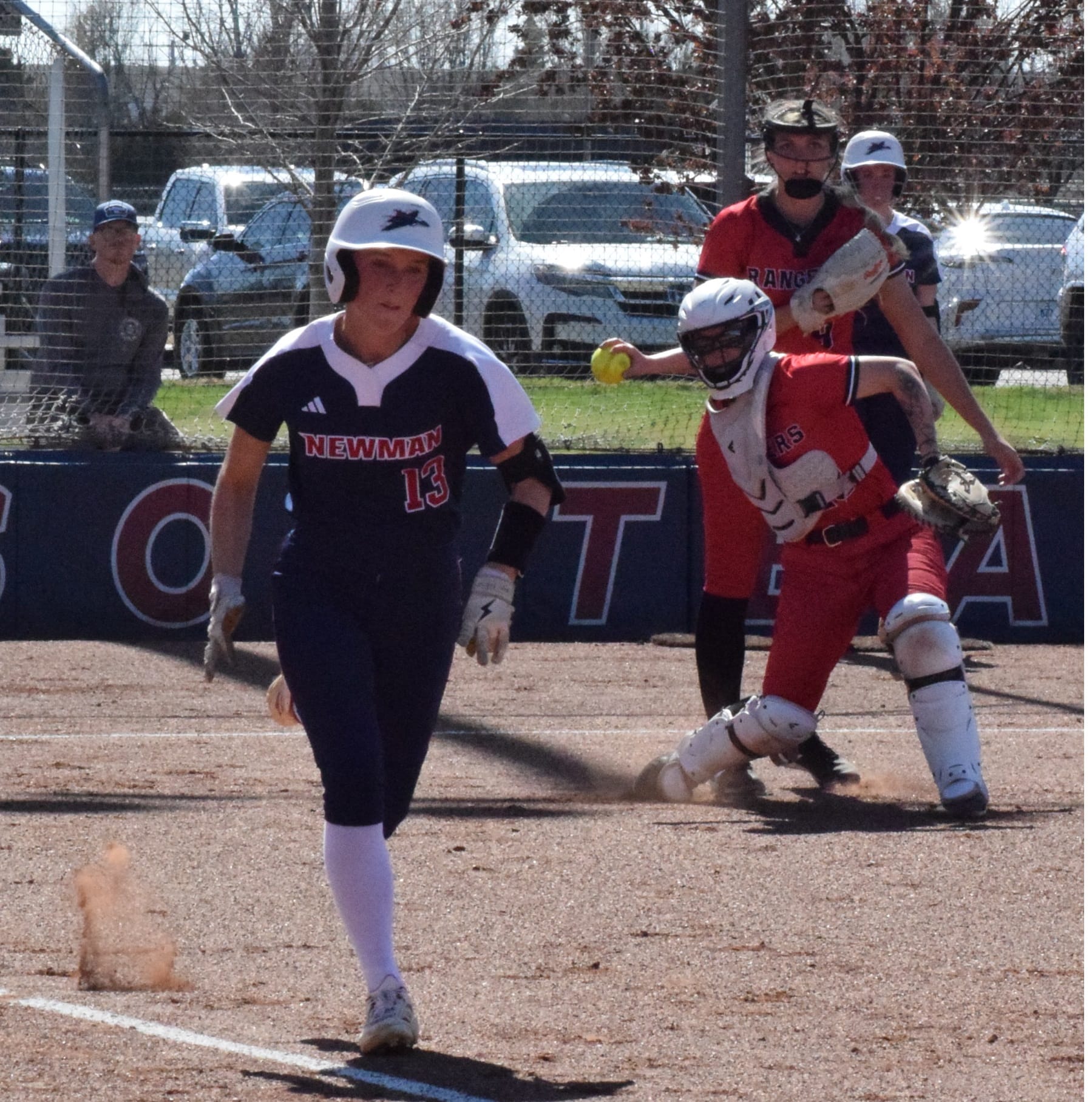 Newman softball team’s losing streak continues at home against Rangers